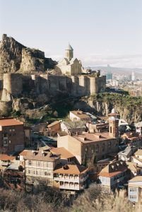 Fortaleza de Narikala na velha Tbilisi
