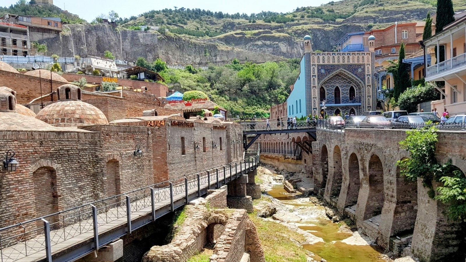 El barrio de los baños en Tbilisi